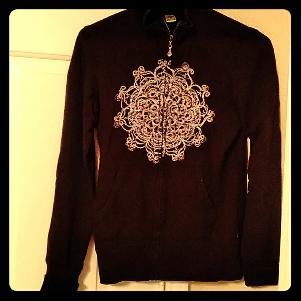 Prana zip up sweatshirt